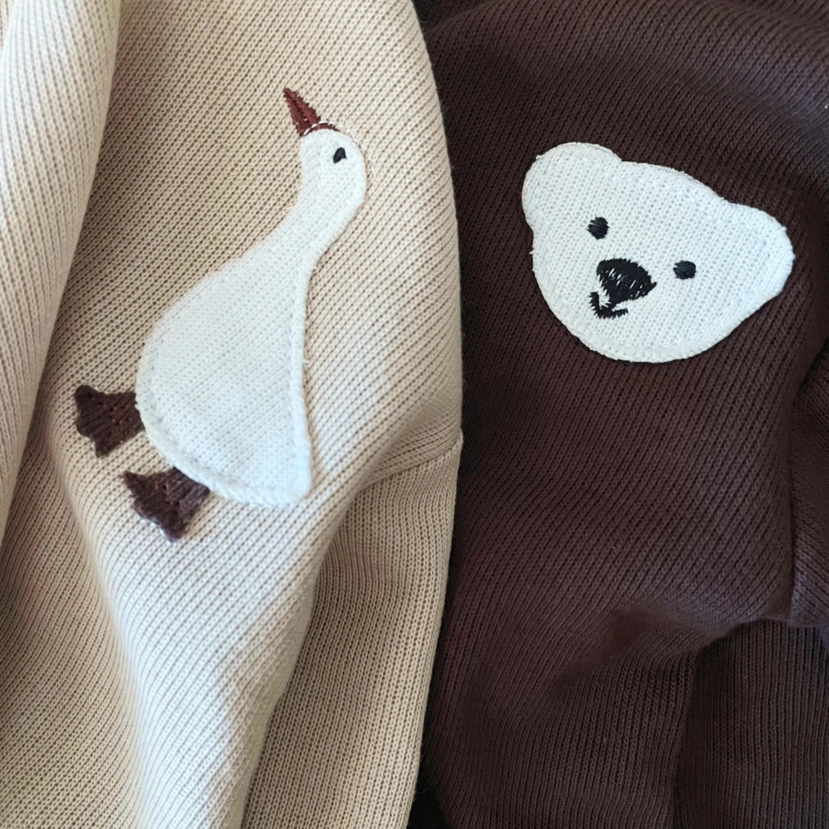 Duck & Bear Matching Playsuit Set
