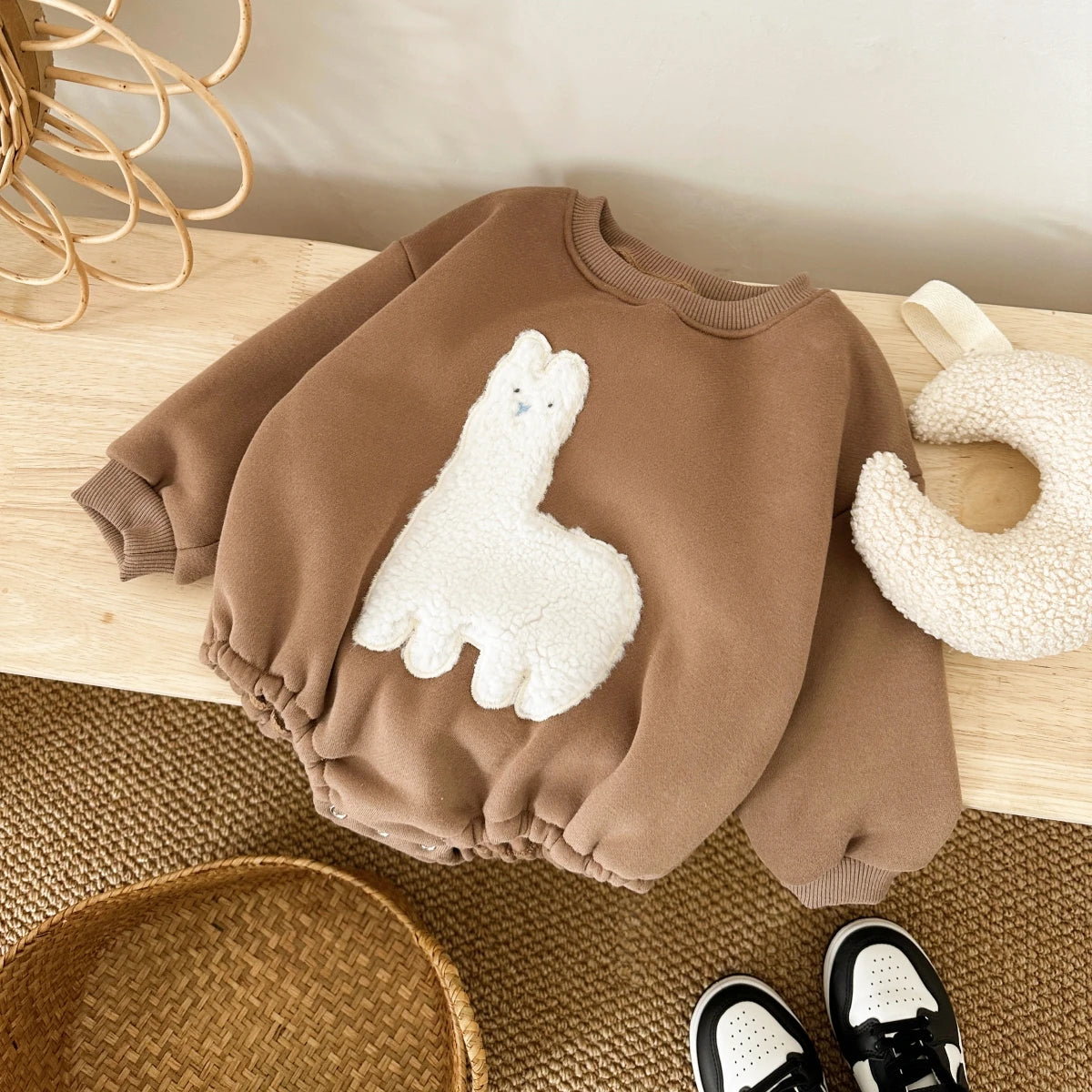 Cosy Animal Romper - Berry Beautiful!