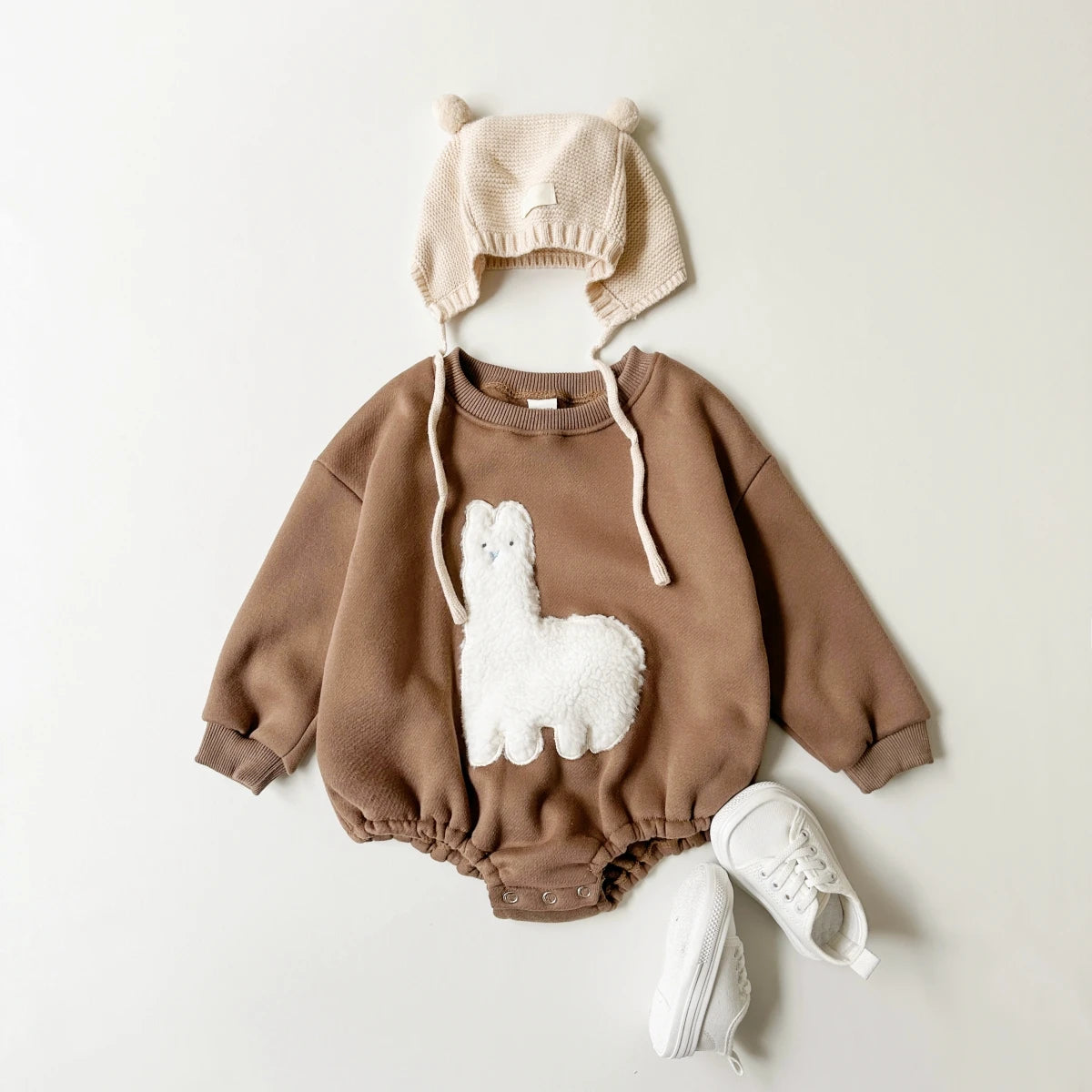 Cosy Animal Romper - Berry Beautiful!