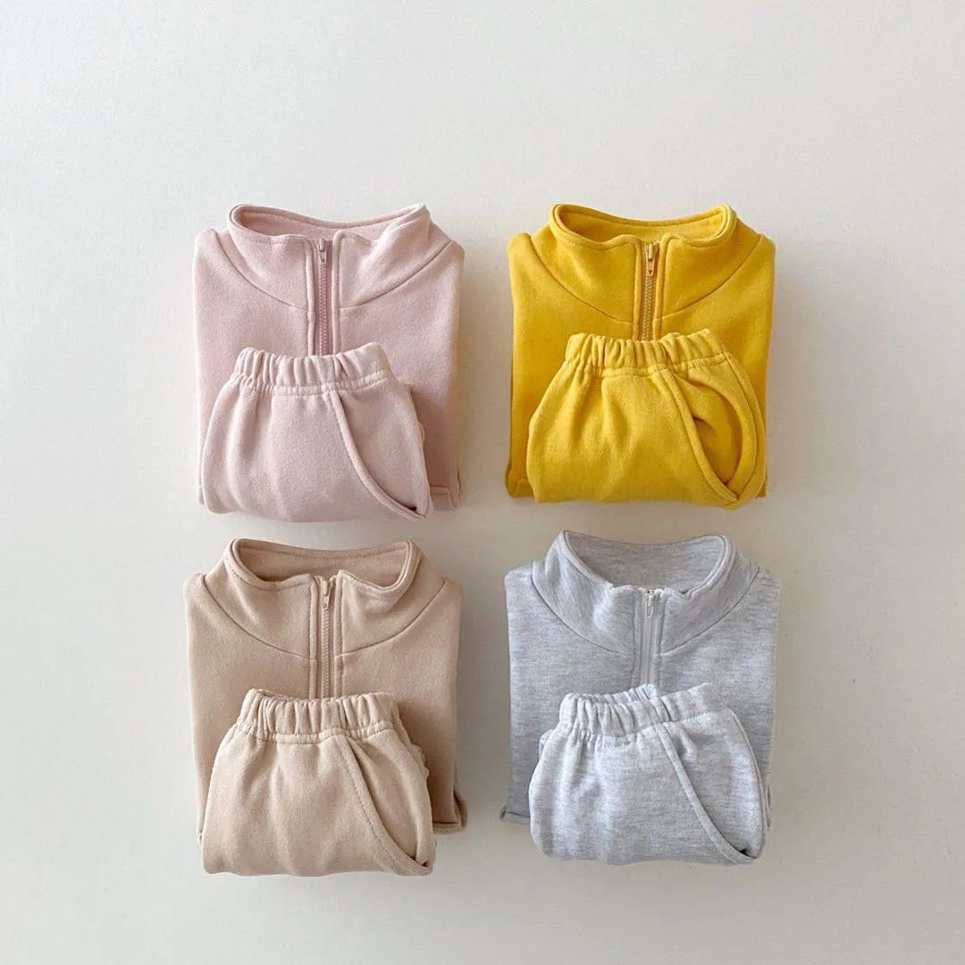 Active baby Matching Sweater Tracksuit - Berry Active