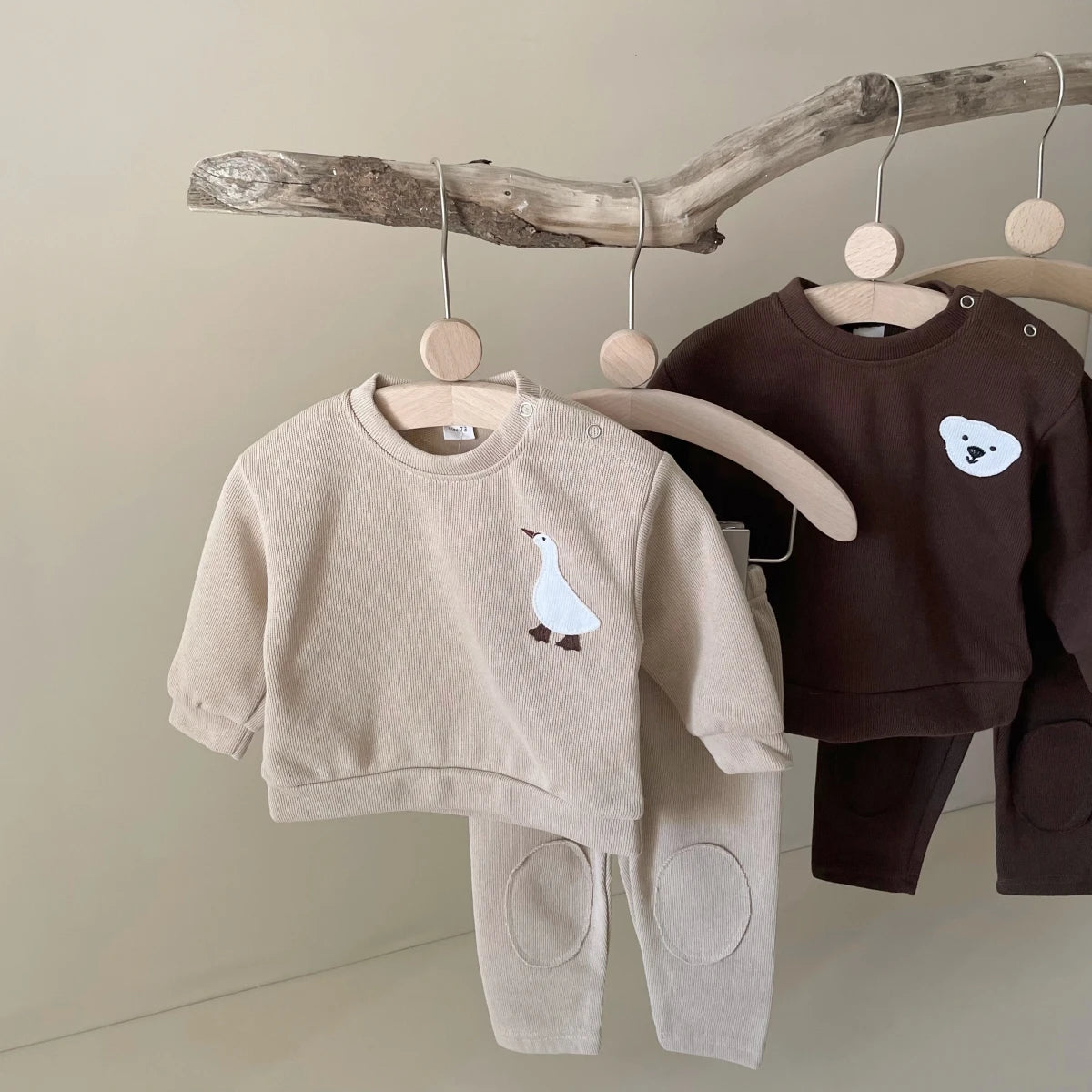 Duck & Bear Matching Playsuit Set
