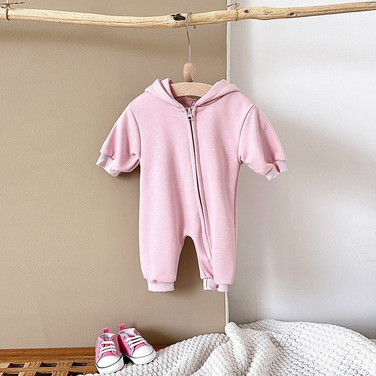 Active 'baby-go' Matching playsuit - Berry Essential
