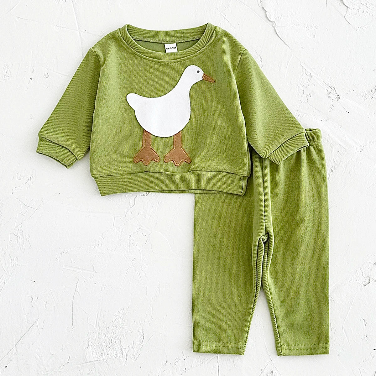 Oversized Animal Pattern Pullover Set