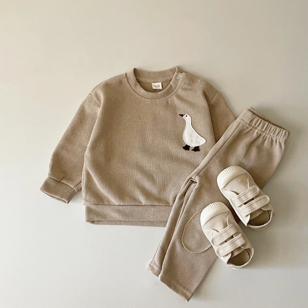 Duck & Bear Matching Playsuit Set