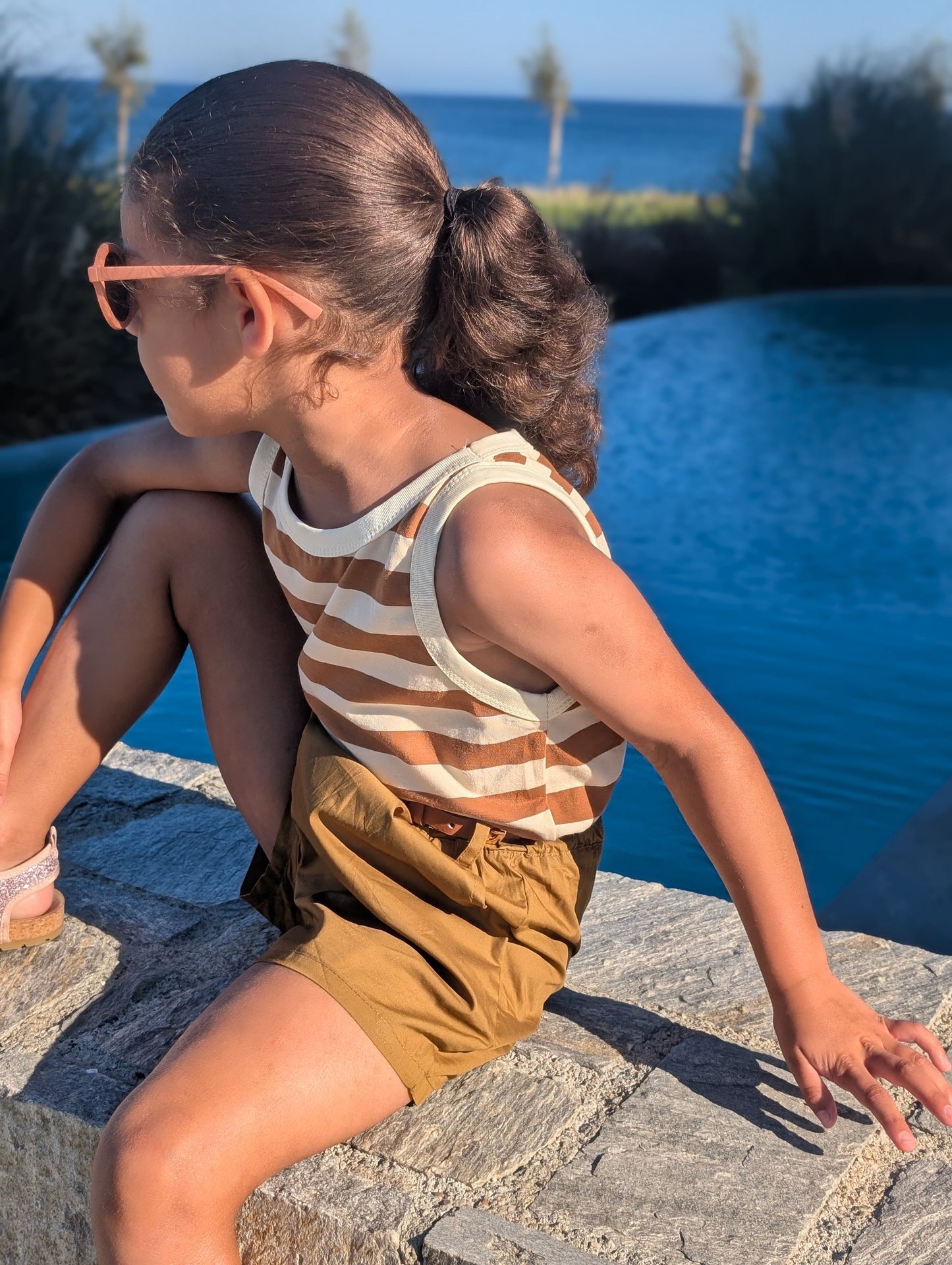 Vest and Shorts Summer Set (Belt included)