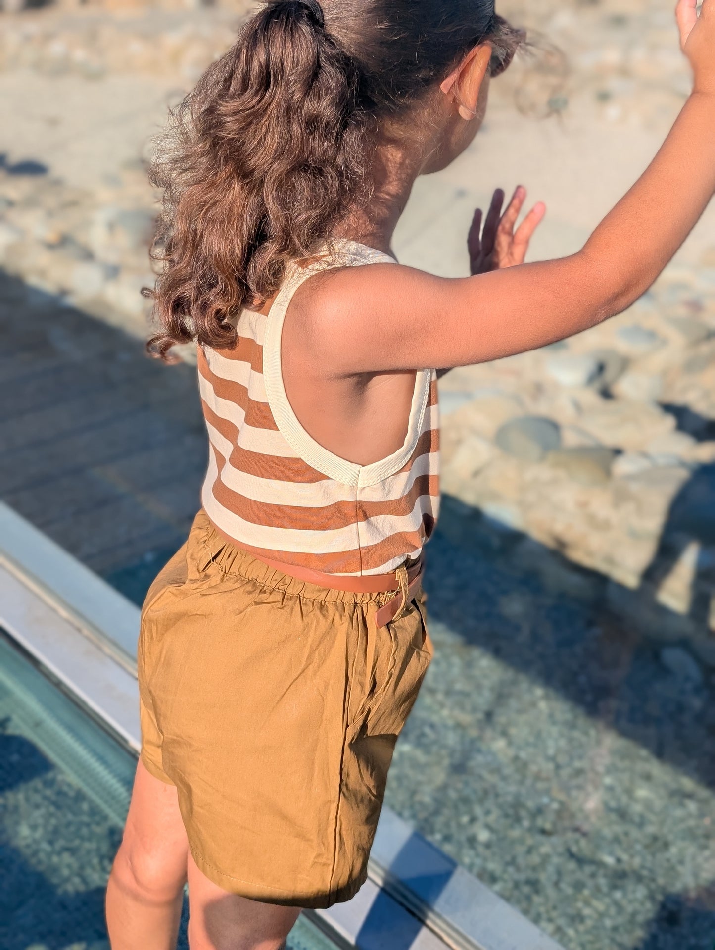 Vest and Shorts Summer Set (Belt included)