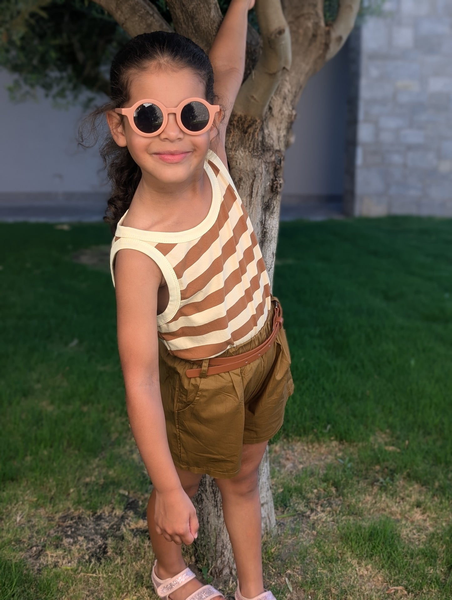 Vest and Shorts Summer Set (Belt included)